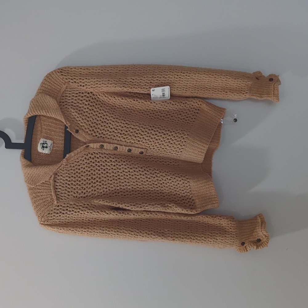 Free People Camel Pullover Sweater NWT - Picture 2 of 7